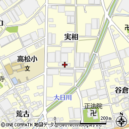 愛知県田原市高松町実相27周辺の地図