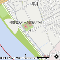 岡山県岡山市中区平井1266-5周辺の地図