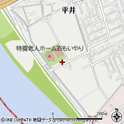 岡山県岡山市中区平井1266周辺の地図
