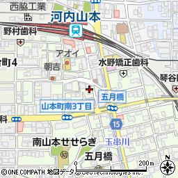 北川整形外科クリニック周辺の地図