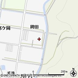愛知県田原市伊川津町（稗田）周辺の地図