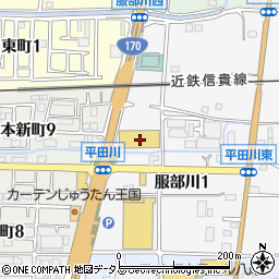 コーナンＰＲＯ外環八尾山本店周辺の地図