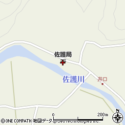 佐護郵便局周辺の地図