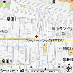 シティパル泉田管理員室周辺の地図