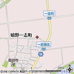 三重県松阪市嬉野一志町605周辺の地図