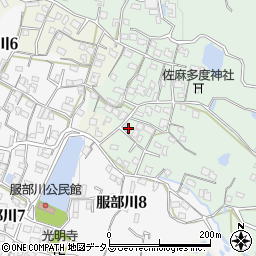 大阪府八尾市山畑389周辺の地図