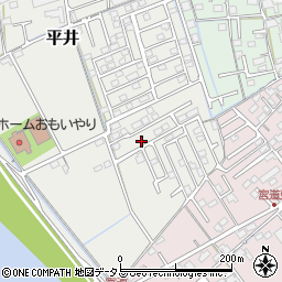 岡山県岡山市中区平井1124-10周辺の地図