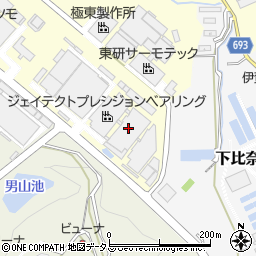 ダイベア株式会社　名張工場周辺の地図