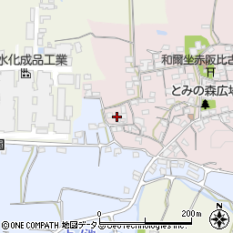 奈良県天理市和爾町1159周辺の地図