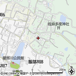 大阪府八尾市山畑389-1周辺の地図