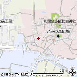 奈良県天理市和爾町1170周辺の地図