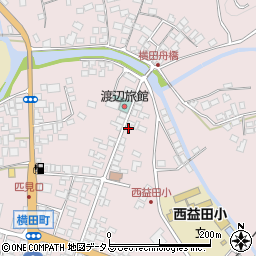 島根県益田市横田町上市周辺の地図