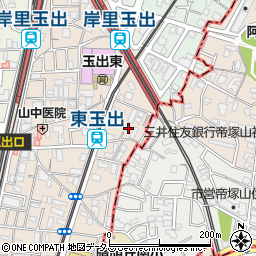 ニコニコキッチン・西成店周辺の地図