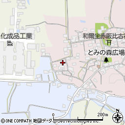 奈良県天理市和爾町1158周辺の地図