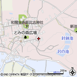 奈良県天理市和爾町1102周辺の地図
