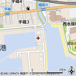 神戸市漁業協同組合周辺の地図