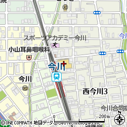 株式会社スーパーサンエー　今川店周辺の地図