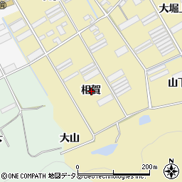 愛知県田原市高木町相賀周辺の地図