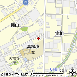 愛知県田原市高松町蔵屋敷周辺の地図