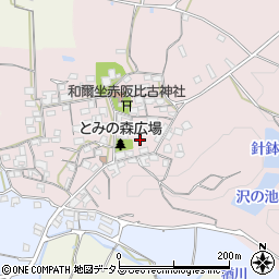 奈良県天理市和爾町1115周辺の地図