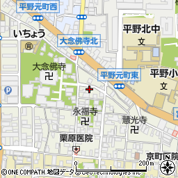 平野大念仏寺前郵便局 ＡＴＭ周辺の地図