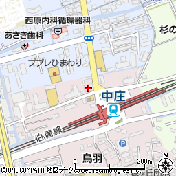 DADACCO+ 中庄駅前店周辺の地図