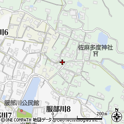 大阪府八尾市山畑387-2周辺の地図