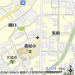 愛知県田原市高松町蔵屋敷16周辺の地図