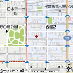 有限会社新英製本所周辺の地図