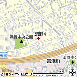 早川鈑金塗装周辺の地図