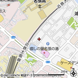 三重県名張市希央台２番町7周辺の地図