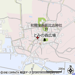 奈良県天理市和爾町1177周辺の地図