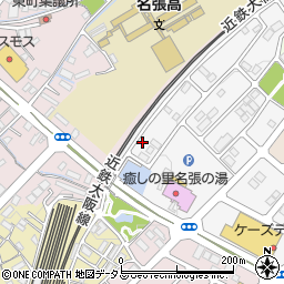 三重県名張市希央台２番町6周辺の地図