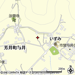 岡山県井原市芳井町与井448周辺の地図