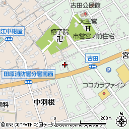 愛知県田原市古田町エゲノ前169周辺の地図