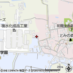奈良県天理市和爾町663周辺の地図