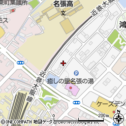 三重県名張市希央台２番町10周辺の地図
