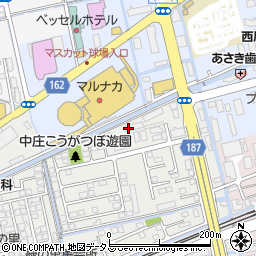 Ｋ’ｓ Ｂ倉敷中庄敷地内駐車場周辺の地図