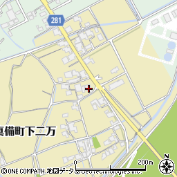 岡山県倉敷市真備町下二万2075周辺の地図