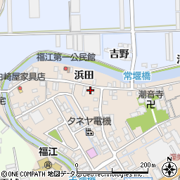 愛知県田原市福江町原ノ島43-3周辺の地図