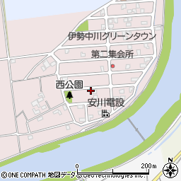 三重県松阪市嬉野一志町75周辺の地図
