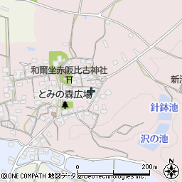 奈良県天理市和爾町1109周辺の地図
