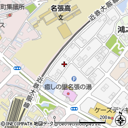 三重県名張市希央台２番町11周辺の地図