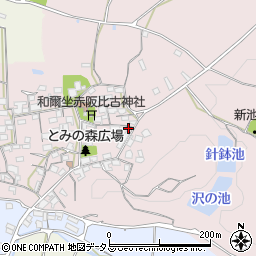 奈良県天理市和爾町1108周辺の地図
