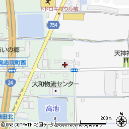 株式会社東海近畿クボタ　奈良営業所周辺の地図