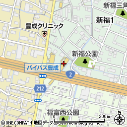 トヨタカローラ岡山　岡南店周辺の地図