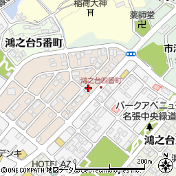 テクノ鴻之台本店周辺の地図