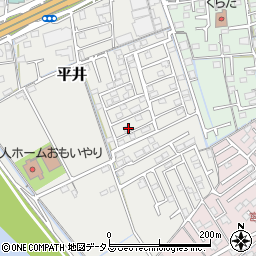 岡山県岡山市中区平井1120-27周辺の地図