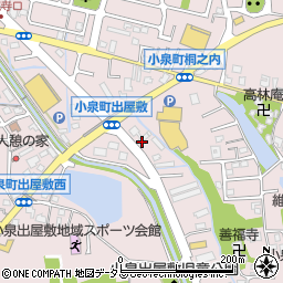 中央石油販売株式会社　大和小泉サービスステーション周辺の地図