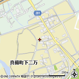 岡山県倉敷市真備町下二万2035周辺の地図